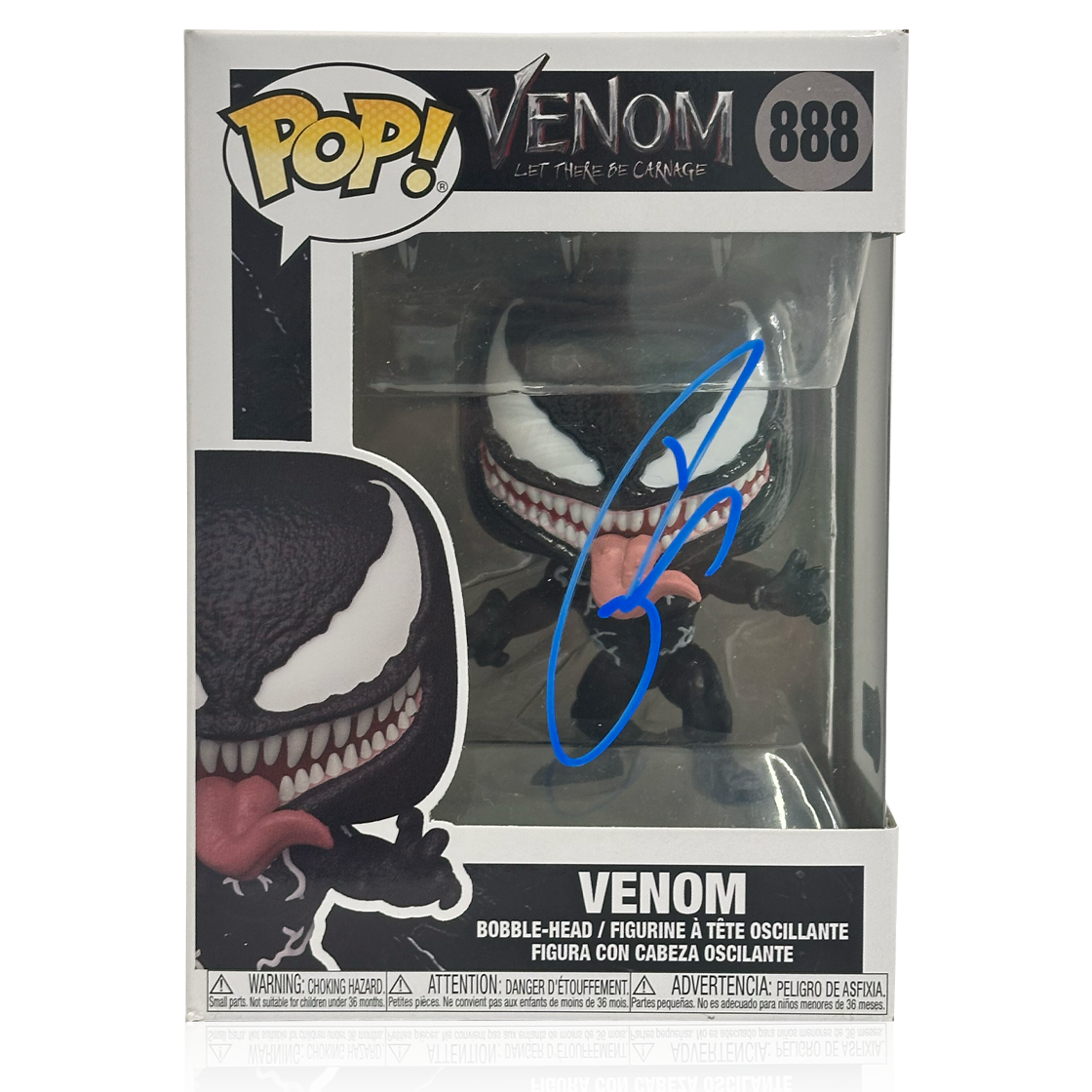 Tom Hardy Signed Venom Funko Pop! #3 (AFTAL Authenticated)