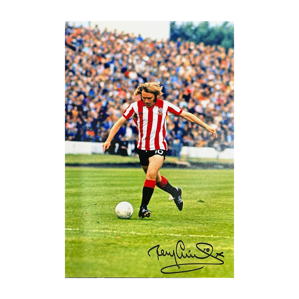 Tony Currie Signed Sheffield United 12x8 Image