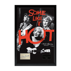Tony Curtis Signed Some Like It Hot Cut Iconic Frame (ACG Cert)