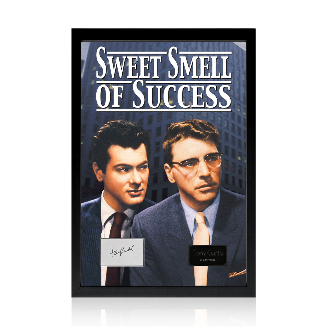 Tony Curtis Signed Sweet Smell of Success Iconic Frame (ACOA)