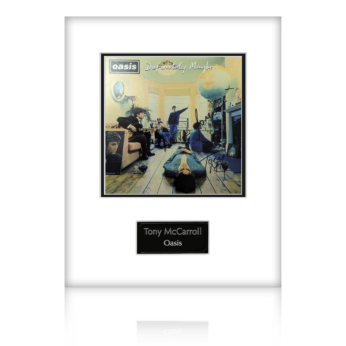 Tony McCarroll Signed Oasis Mount #1