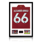 Trent Alexander-Arnold Signed Liverpool Shirt Premium Frame (AFTAL Authentication)