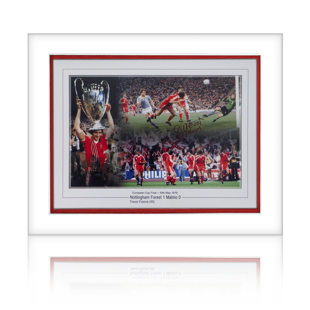 Trevor Francis Signed Nottingham Forest Montage Mount