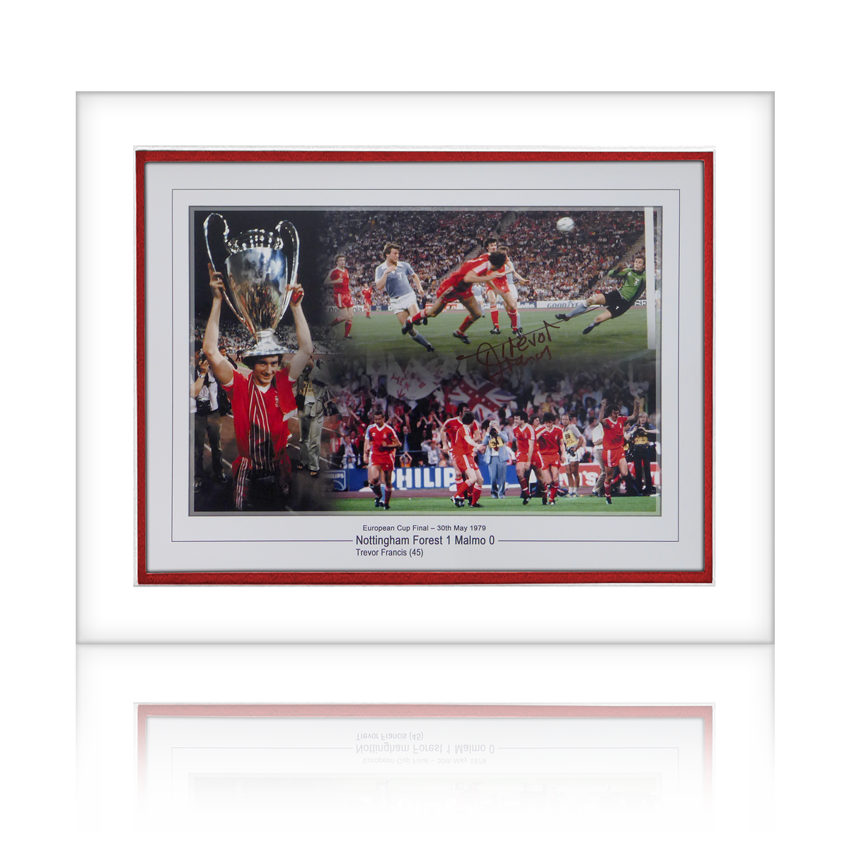 Trevor Francis Signed Nottingham Forest Montage Mount