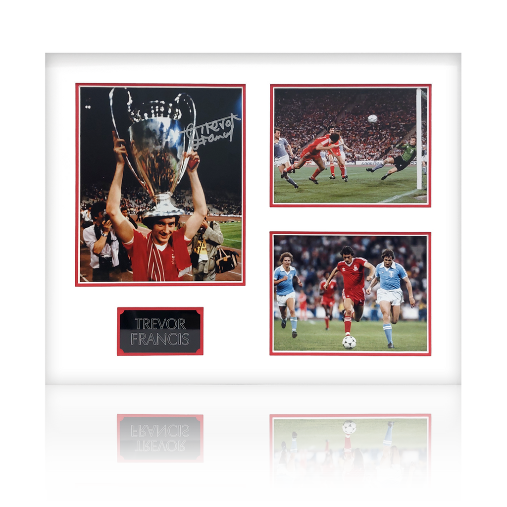 Trevor Francis Signed Nottingham Forest Deluxe Mount
