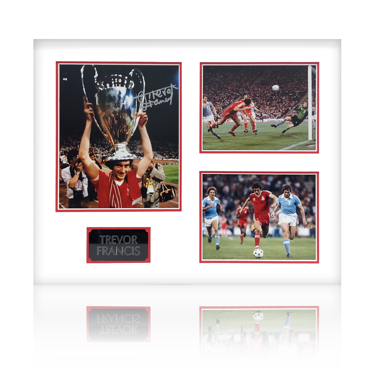 Trevor Francis Signed Nottingham Forest Deluxe Mount