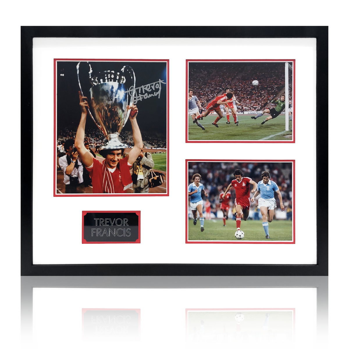 Trevor Francis Signed Nottingham Forest Deluxe Mount Display