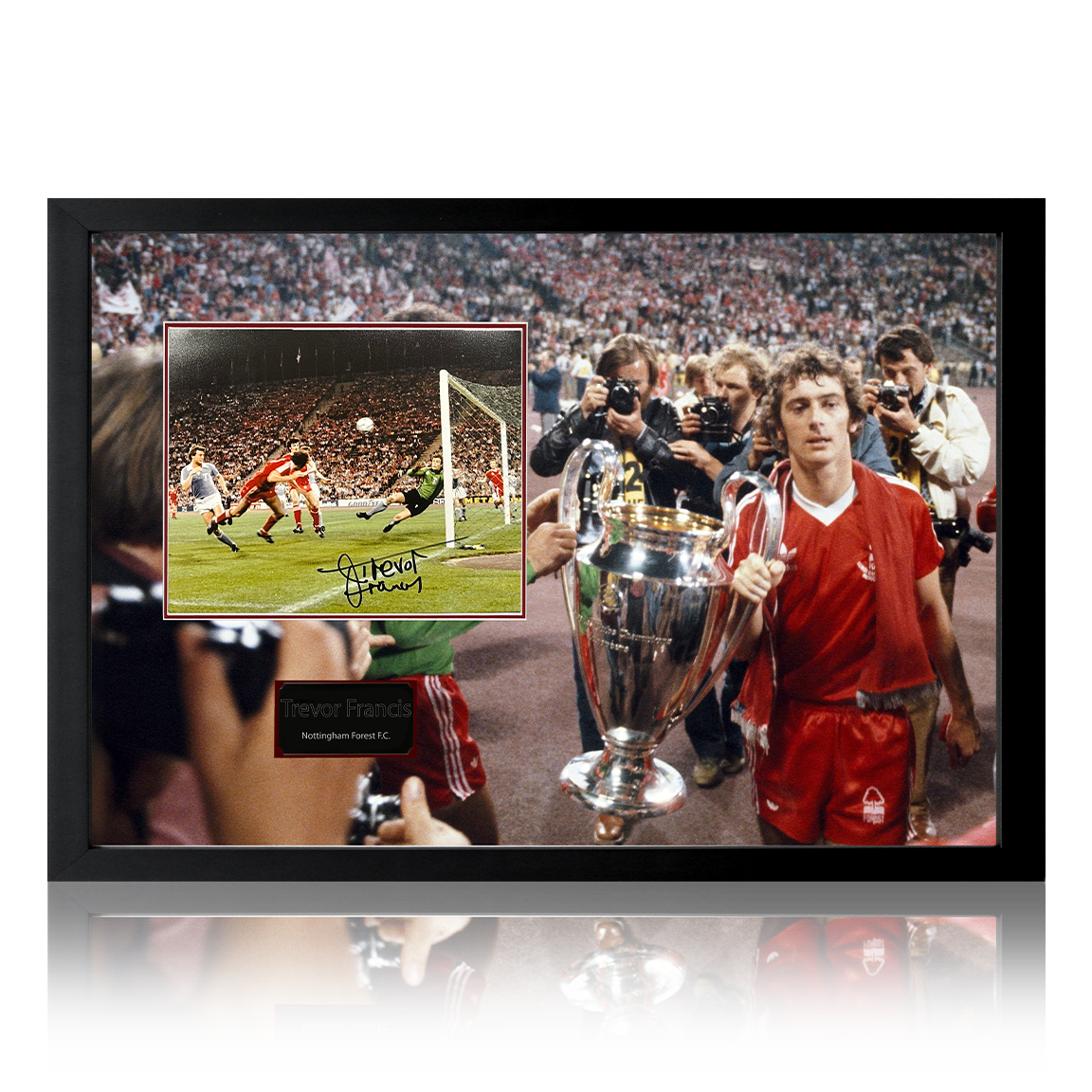 Trevor Francis Signed Nottingham Forest Iconic Frame