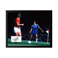Trevor Francis Signed Birmingham City Cut Deluxe Mount Frame