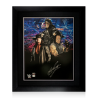 The Undertaker Signed 20x16 Image Deluxe Mount Frame (JSA)