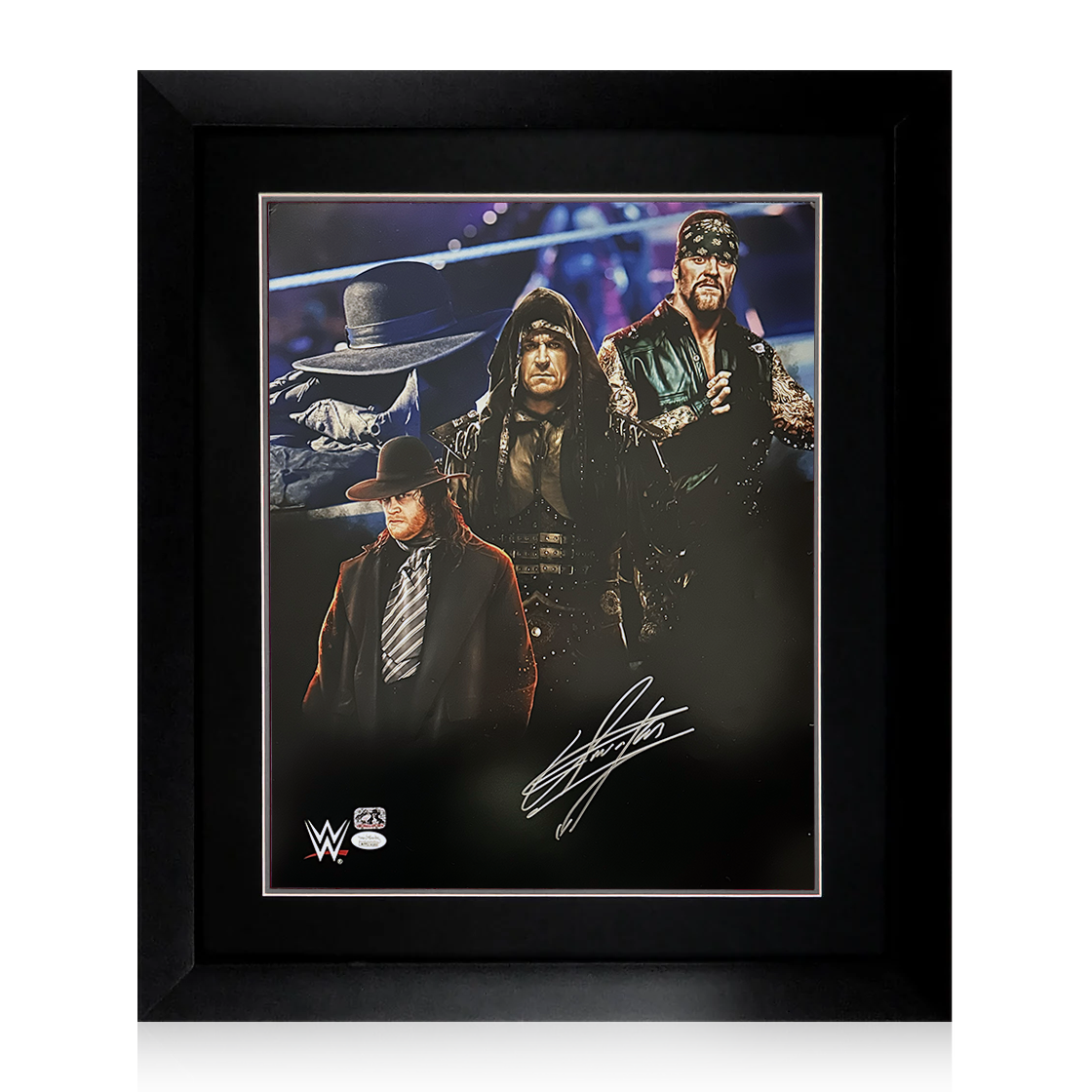 The Undertaker Signed 20x16 Image Deluxe Mount Frame (JSA)