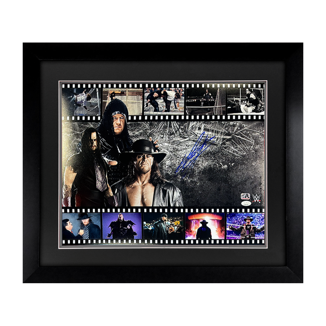 The Undertaker Signed 20x16 Image Deluxe Mount Frame (JSA)