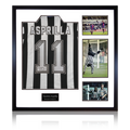Faustino Asprilla Signed Newcastle United Shirt Elite Frame