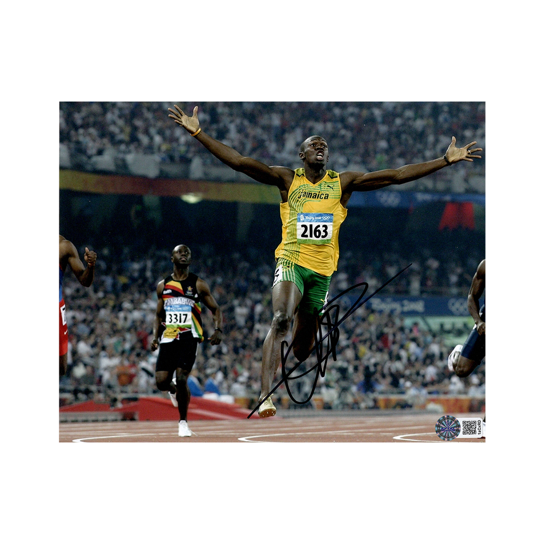 Usain Bolt Signed 10x8 Image