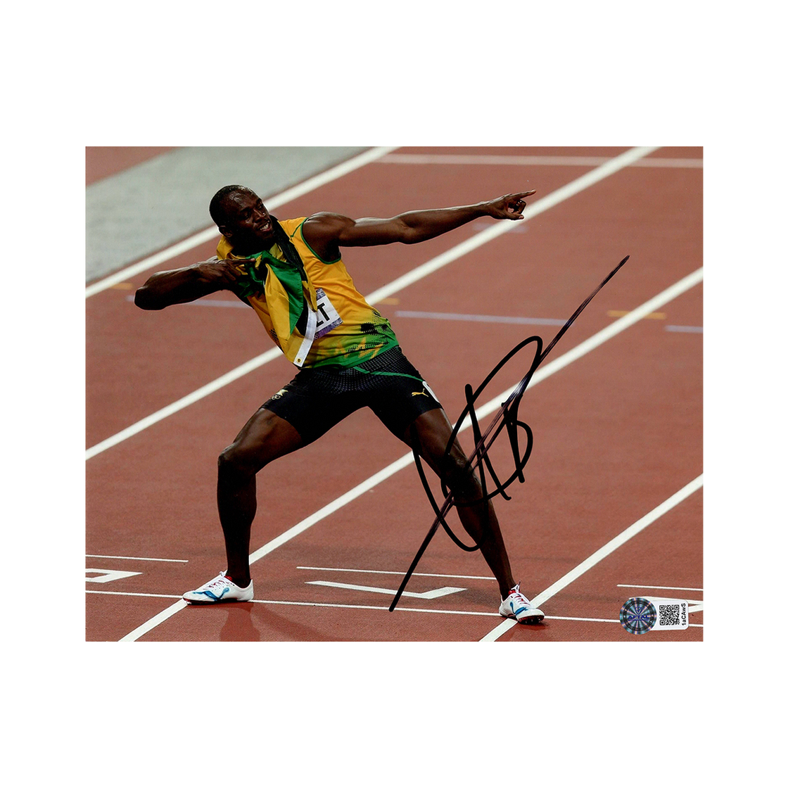 Usain Bolt Signed 10x8 Image