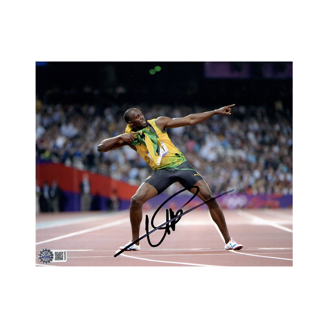 Usain Bolt Signed 10x8 Image