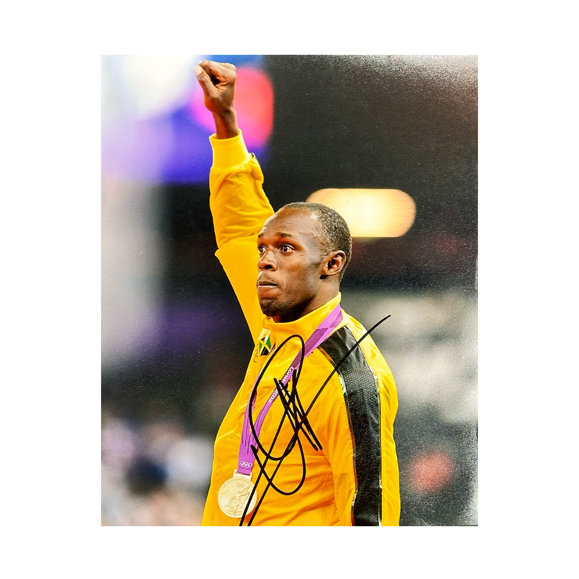 Usain Bolt Signed 10x8 Image