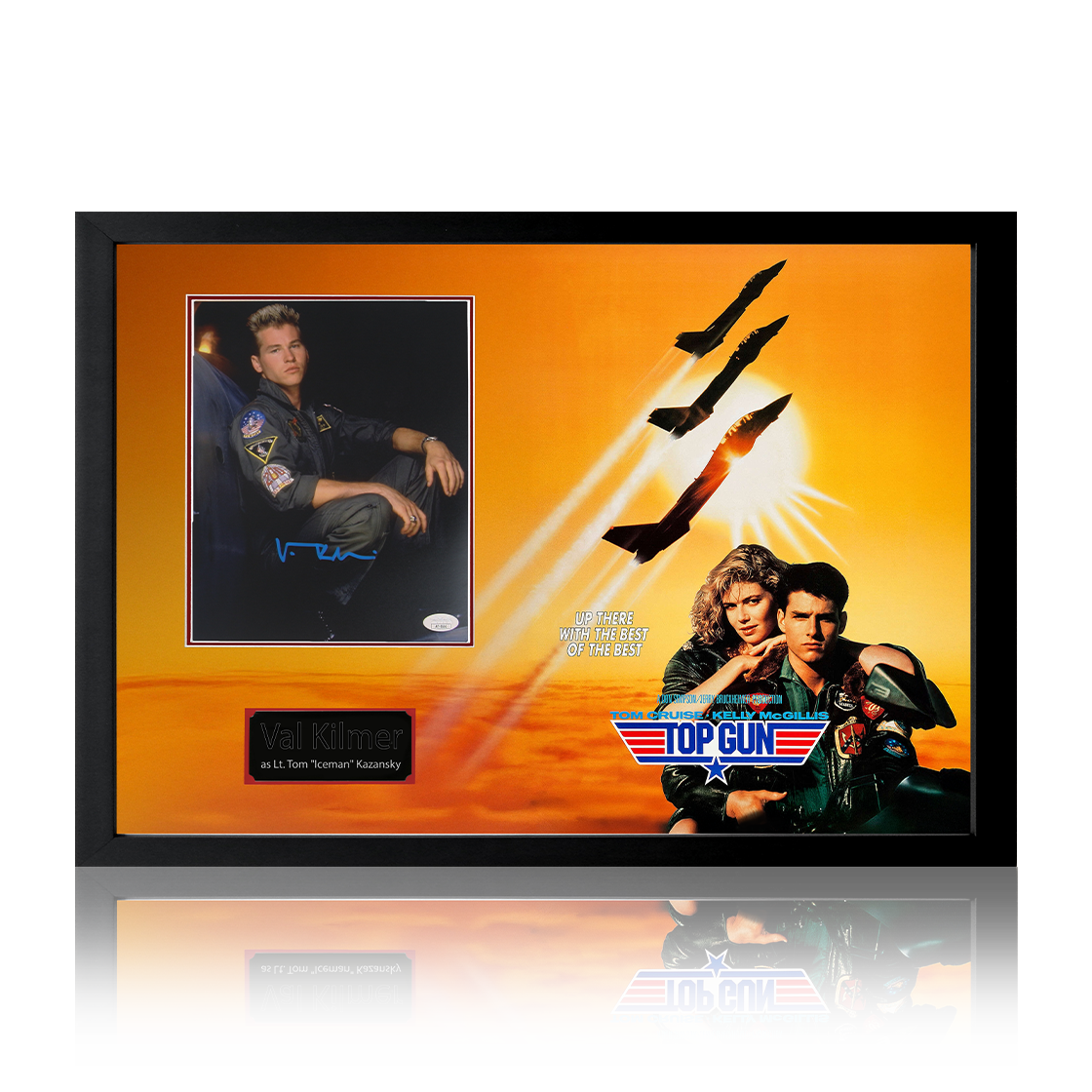 Val Kilmer Signed Top Gun Image Iconic Frame (JSA)