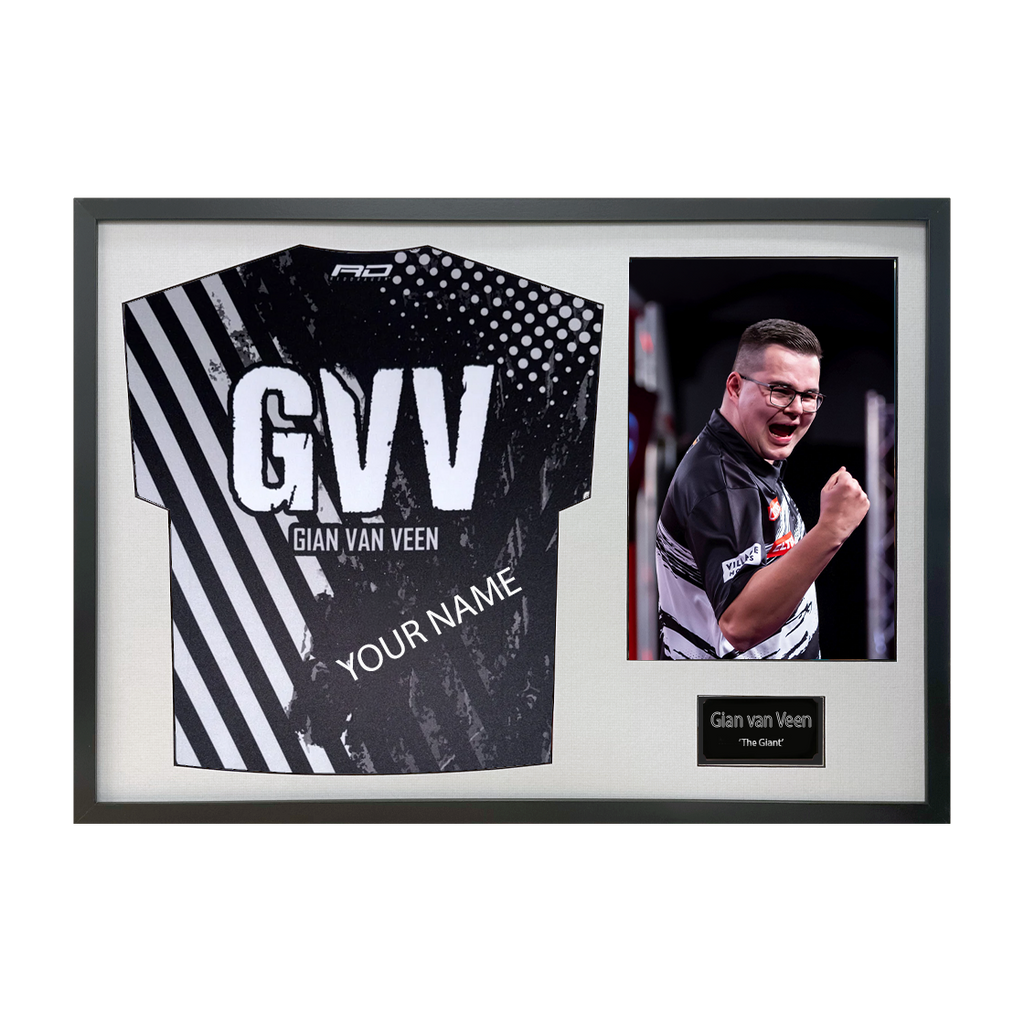 Gian van Veen Signed & Dedicated Shirt Classic Frame