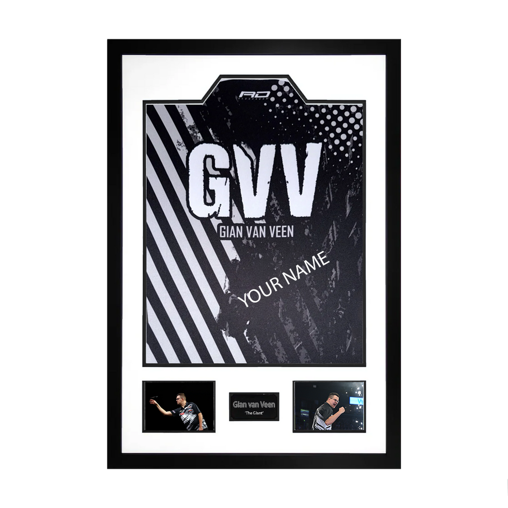 Gian van Veen Signed & Dedicated Shirt Premium Frame