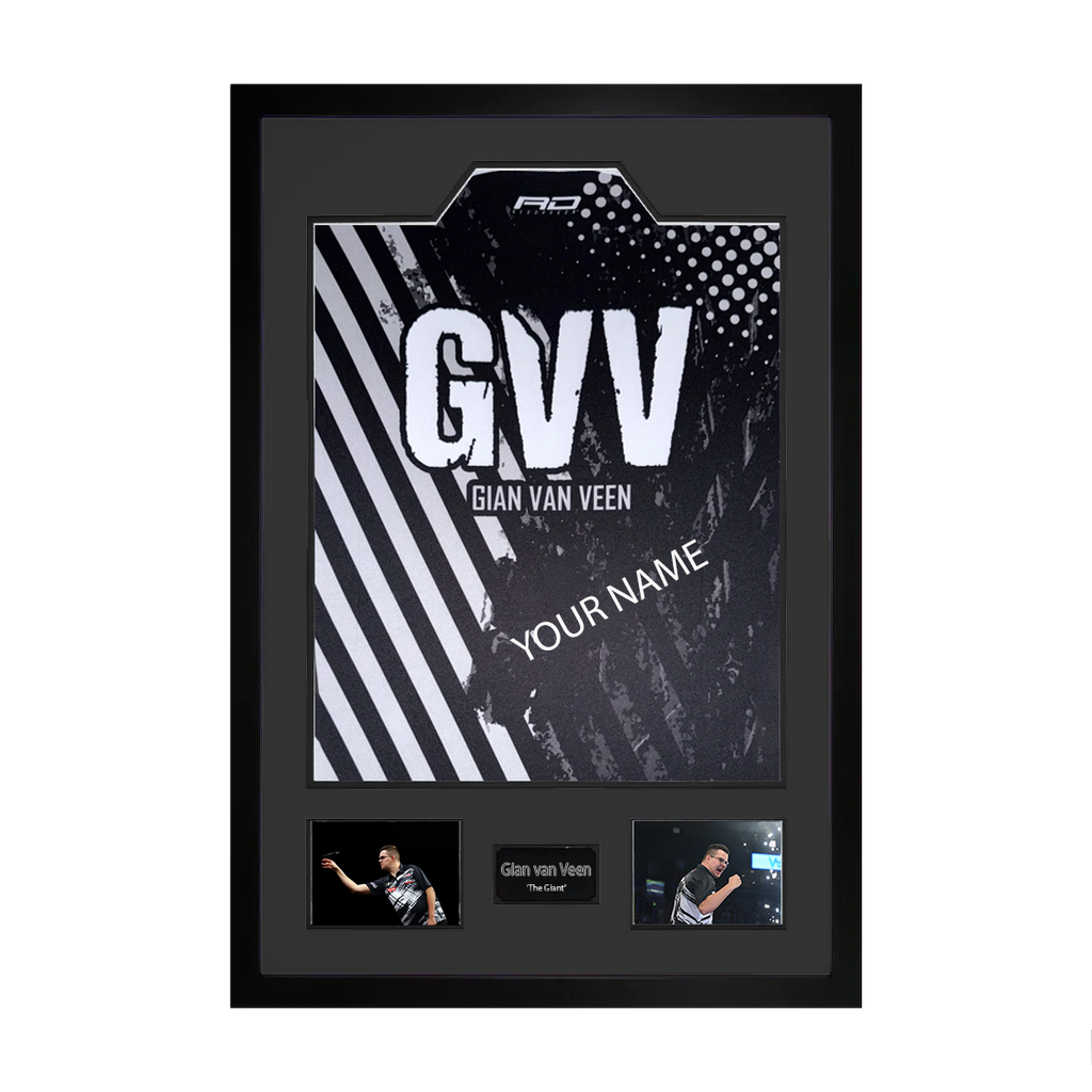 Gian van Veen Signed & Dedicated Shirt Premium Frame