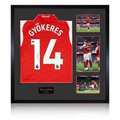 Viktor Gyökeres Signed Arsenal Shirt Elite Frame (ACG Cert)