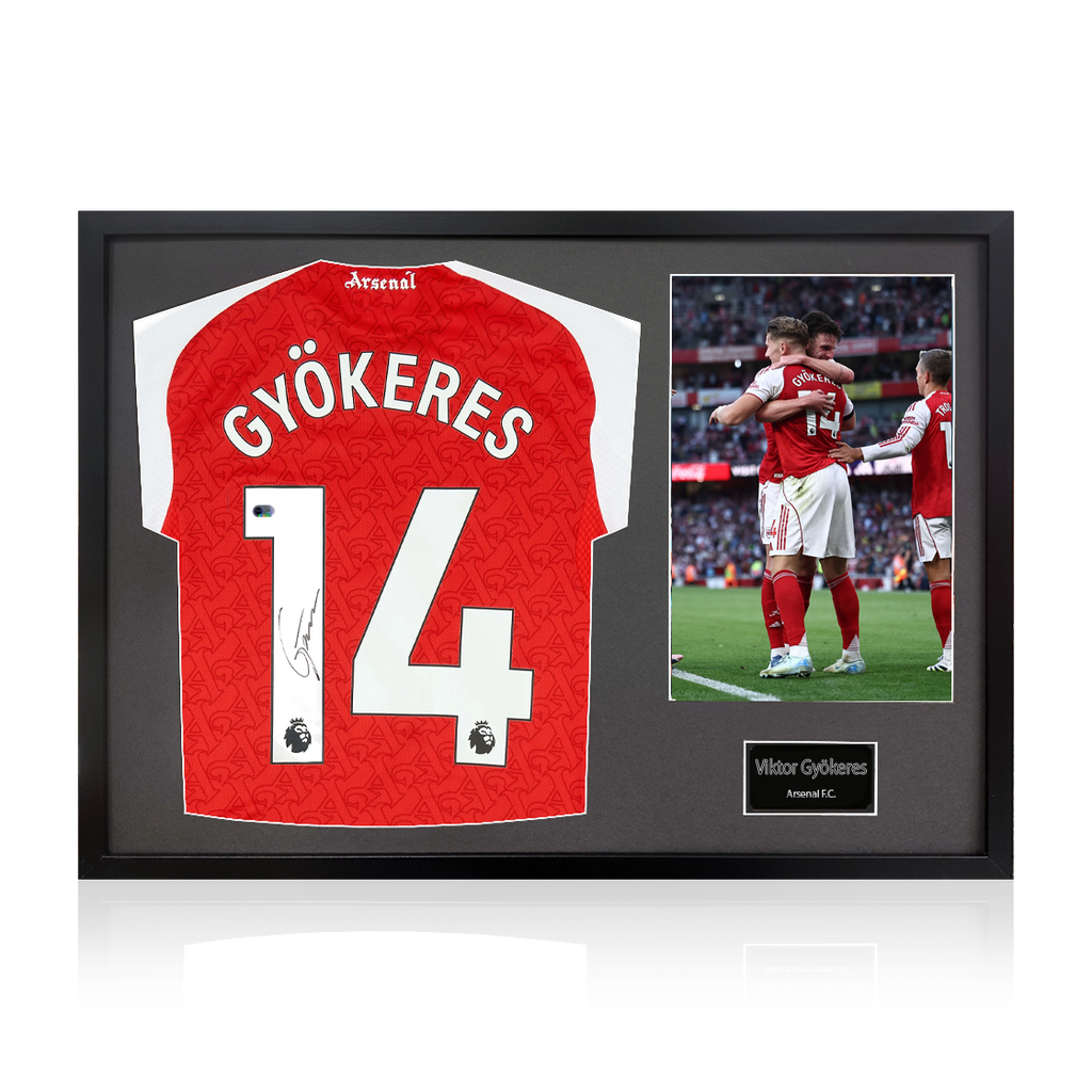 Viktor Gyökeres Signed Shirt Classic Frame (ACG Cert)