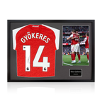 Viktor Gyökeres Signed Shirt Classic Frame (ACG Cert)