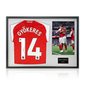 Viktor Gyökeres Signed Arsenal Shirt Classic Frame (ACG Cert)