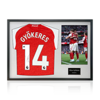 Viktor Gyökeres Signed Arsenal Shirt Classic Frame (ACG Cert)