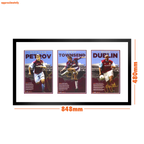Stiliyan Petrov, Andy Townsend, Dion Dublin Signed Aston Villa Deluxe Mount Frame