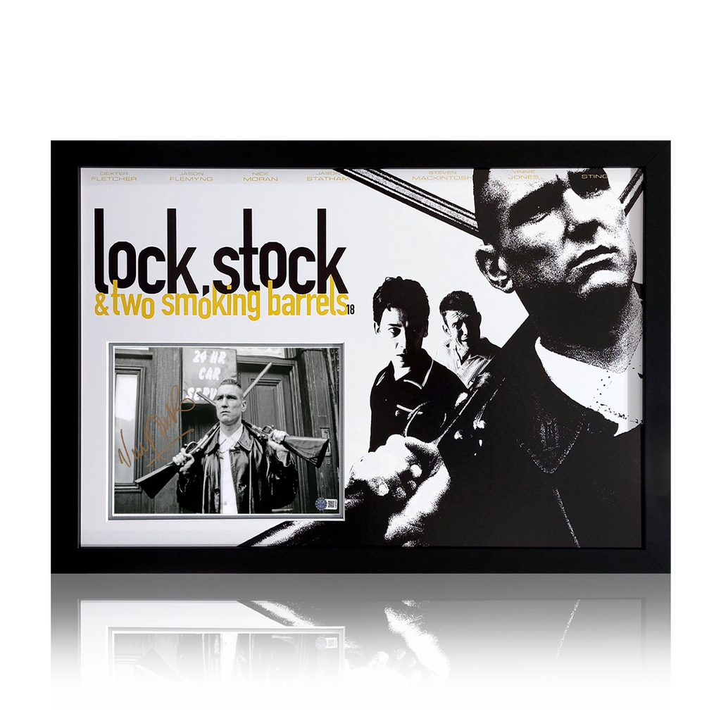 Vinnie Jones Signed Lock, Stock and Two Smoking Barrels Premium Frame (ACG Cert)