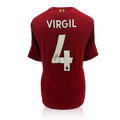 Virgil van Dijk Signed Liverpool Shirt