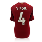 Virgil van Dijk Signed Liverpool Shirt