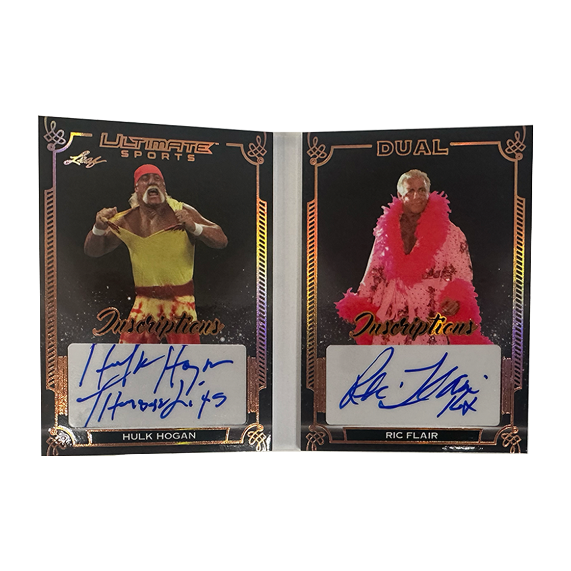 Leaf Dual Inscriptions Hulk Hogan & Ric Flair 6/15