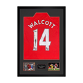 Theo Walcott Signed Arsenal Shirt Premium Frame (ACG Cert)