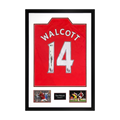 Theo Walcott Signed Arsenal Shirt Premium Frame (ACG Cert)