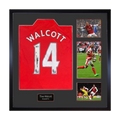 Theo Walcott Signed Arsenal Shirt Elite Frame (ACG Cert)