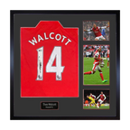 Theo Walcott Signed Arsenal Shirt Elite Frame (ACG Cert)