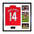 Theo Walcott Signed Arsenal Shirt Elite Frame (ACG Cert)