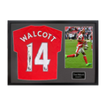 Theo Walcott Signed Arsenal Shirt Classic Frame (ACG Cert)