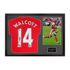 Theo Walcott Signed Arsenal Shirt Classic Frame (ACG Cert)