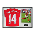 Theo Walcott Signed Arsenal Shirt Classic Frame (ACG Cert)