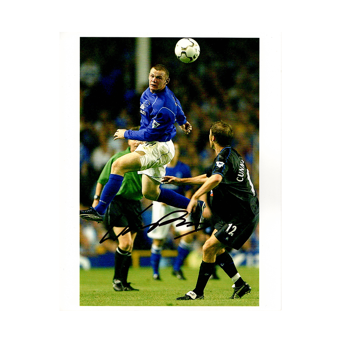 Wayne Rooney Signed 12x8 Image