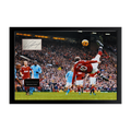 Wayne Rooney Signed Manchester United Cut Iconic Frame (ACG Cert)