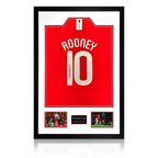Wayne Rooney Signed Manchester United 07/08 Shirt Premium Frame