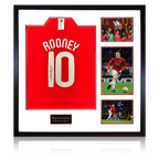 Wayne Rooney Signed Manchester United 07/08 Shirt Elite Frame