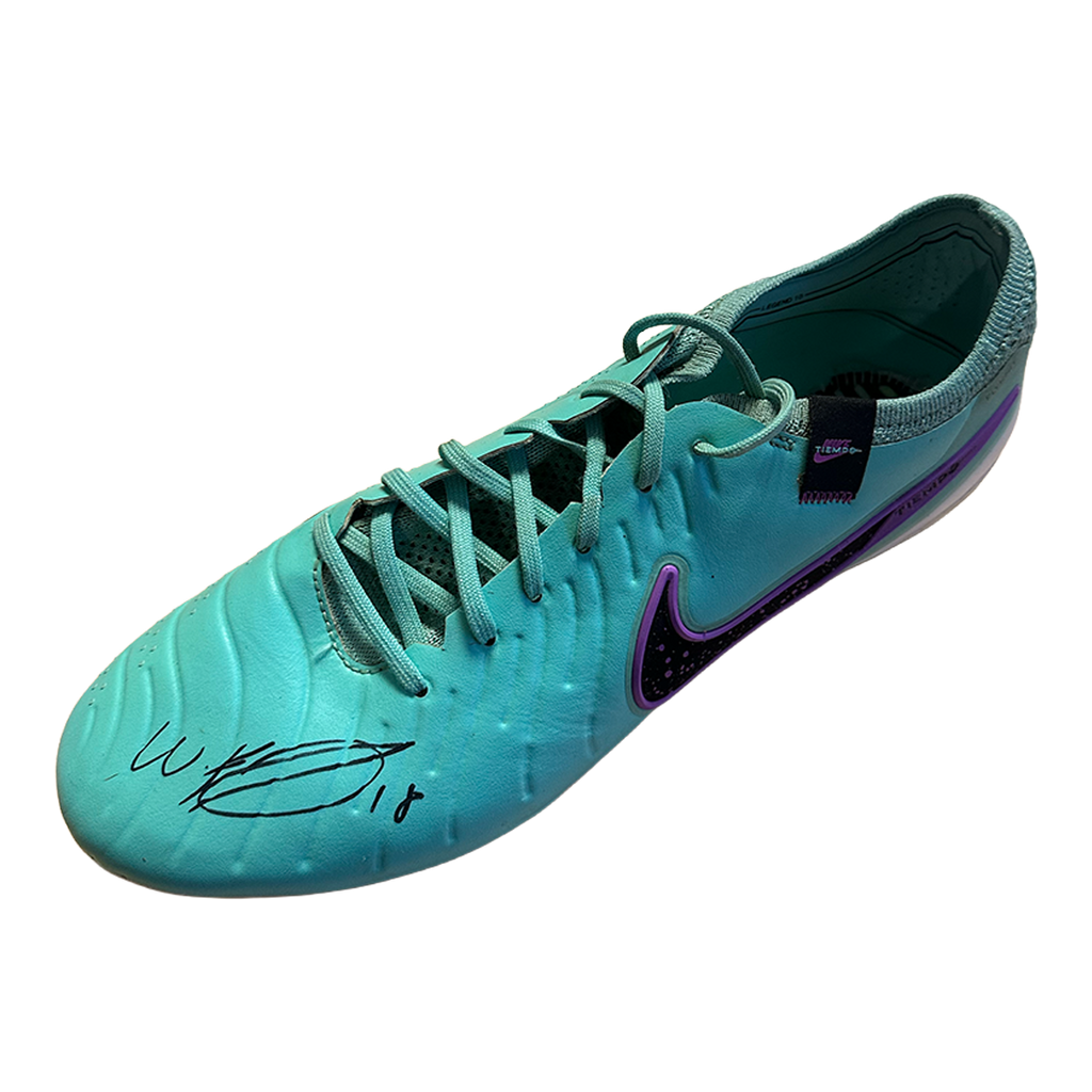 Wes Foderingham Signed & Match-Worn Boot