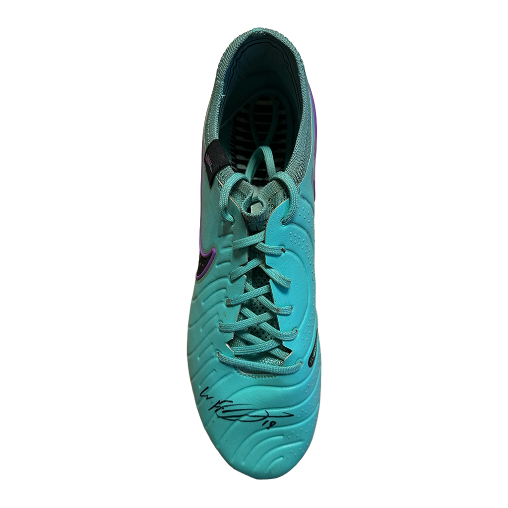 Wes Foderingham Signed & Match-Worn Boot