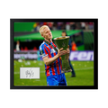Will Hughes Signed Crystal Palace Cut Deluxe Mount Frame